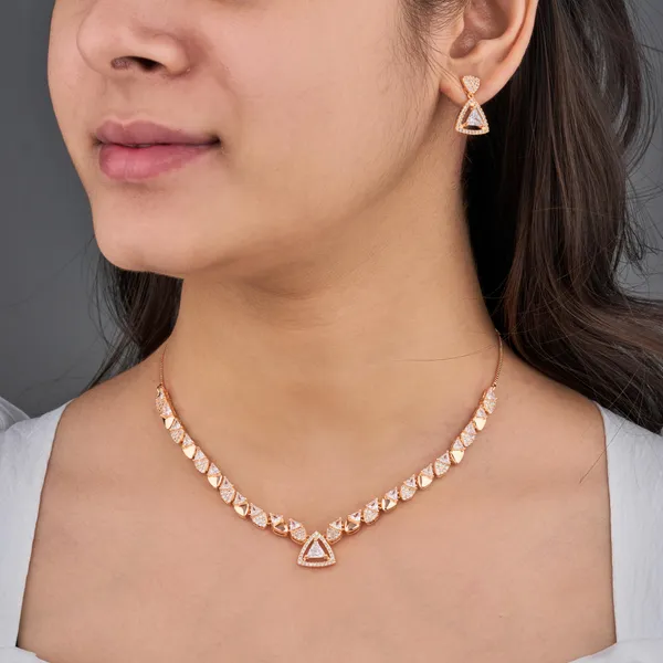 Rose_Gold_Crystal_Geometric_Necklace_And_Drop_Earrings_Set_For_Women_And_Girls